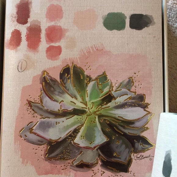 Succulent Cactus Note Card Set of 12 multi design - Picture 6 of 12